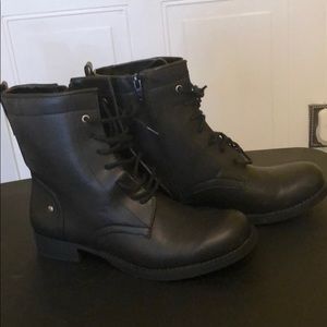 Black Combat boots
